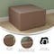 Flash Furniture Bright Beginnings Commercial Grade Modular Classroom Soft Seating, 1 Seater Chair/Ottoman, Neutral Vinyl MK-KE15679-GG - alternate 10